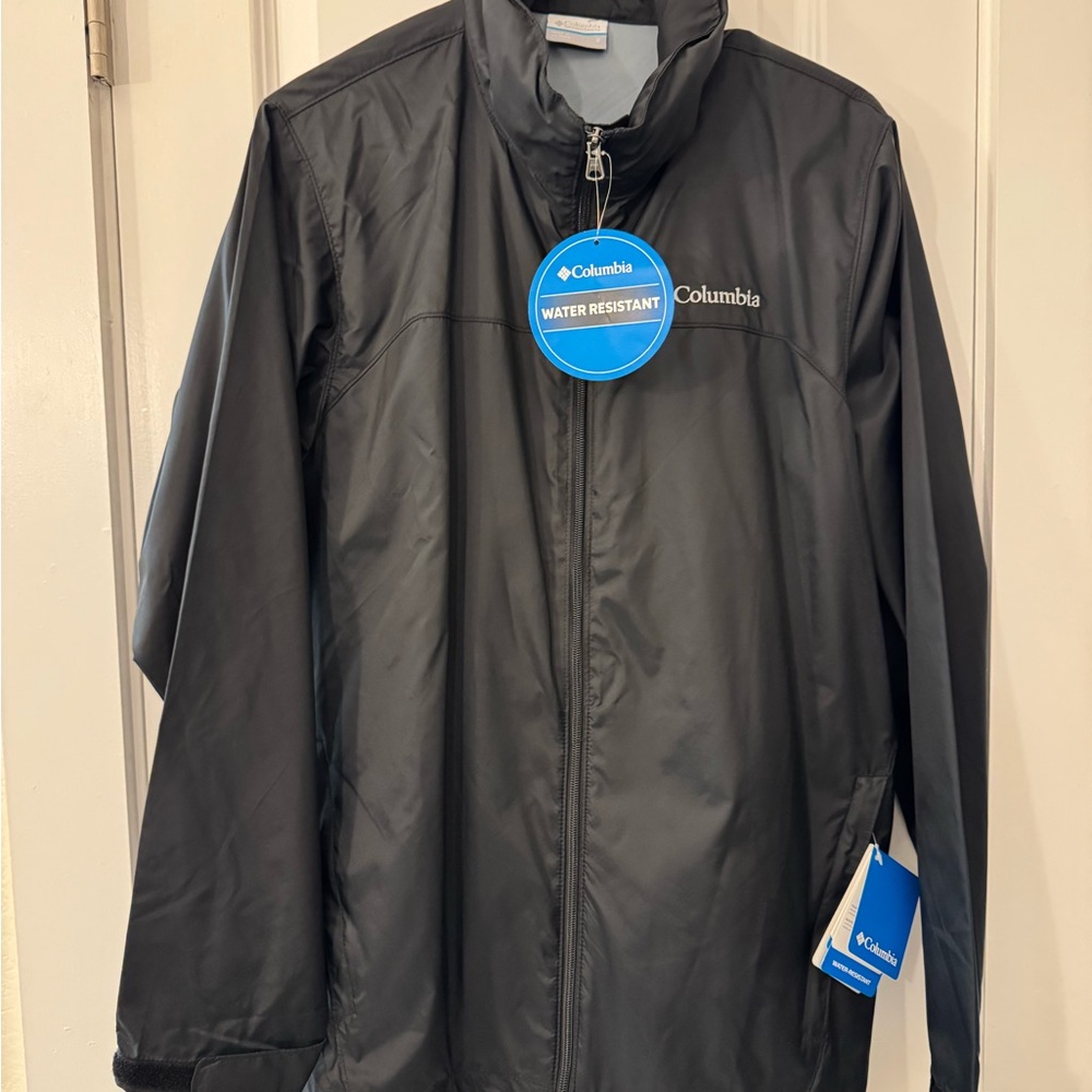 Columbia Men's Black Rain Jacket